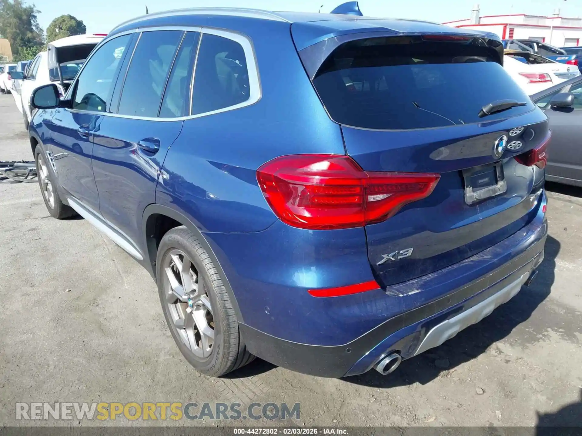 3 Photograph of a damaged car 5UXTY3C00M9F93459 BMW X3 2021