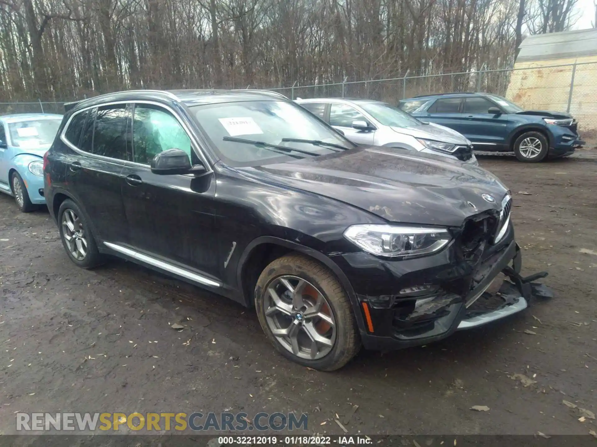 1 Photograph of a damaged car 5UXTY3C00M9G49321 BMW X3 2021