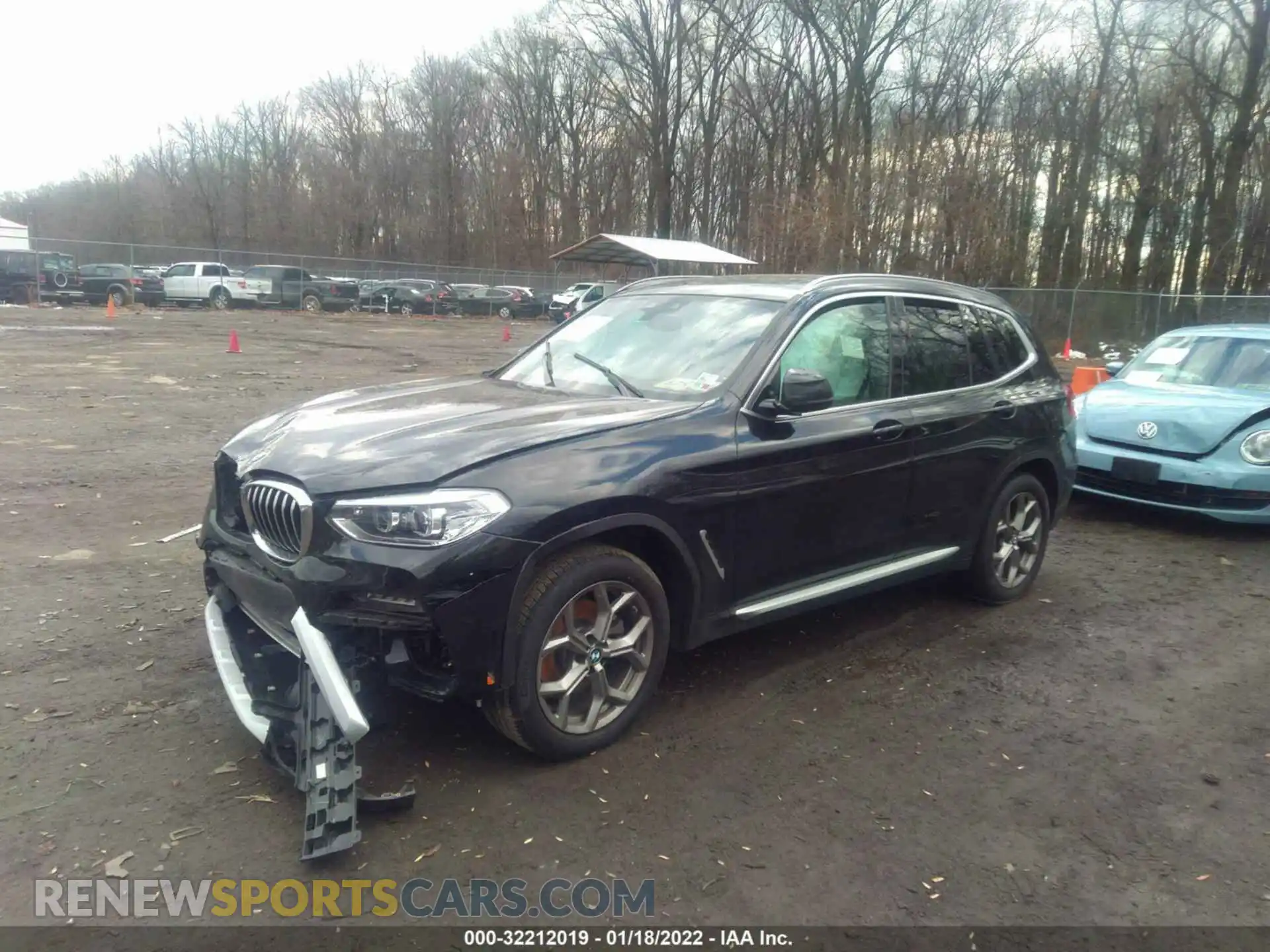 2 Photograph of a damaged car 5UXTY3C00M9G49321 BMW X3 2021