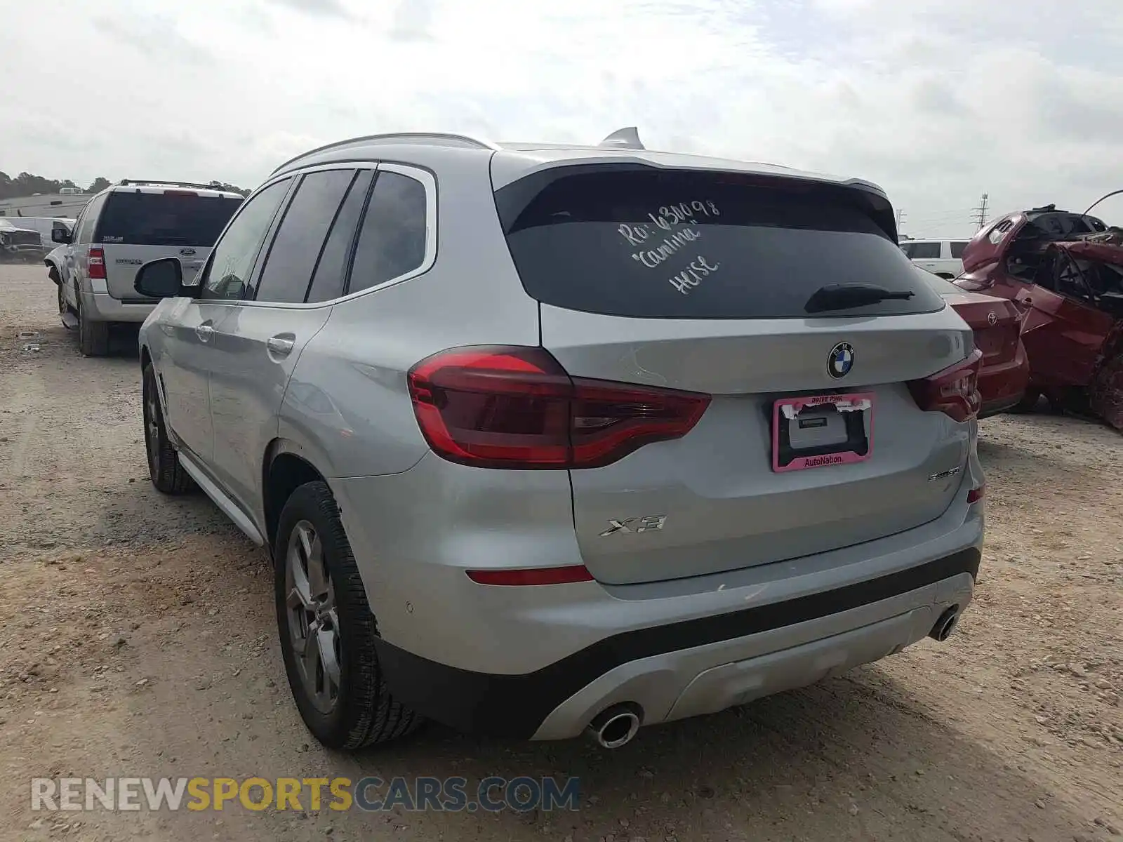 3 Photograph of a damaged car 5UXTY3C01M9E27712 BMW X3 2021