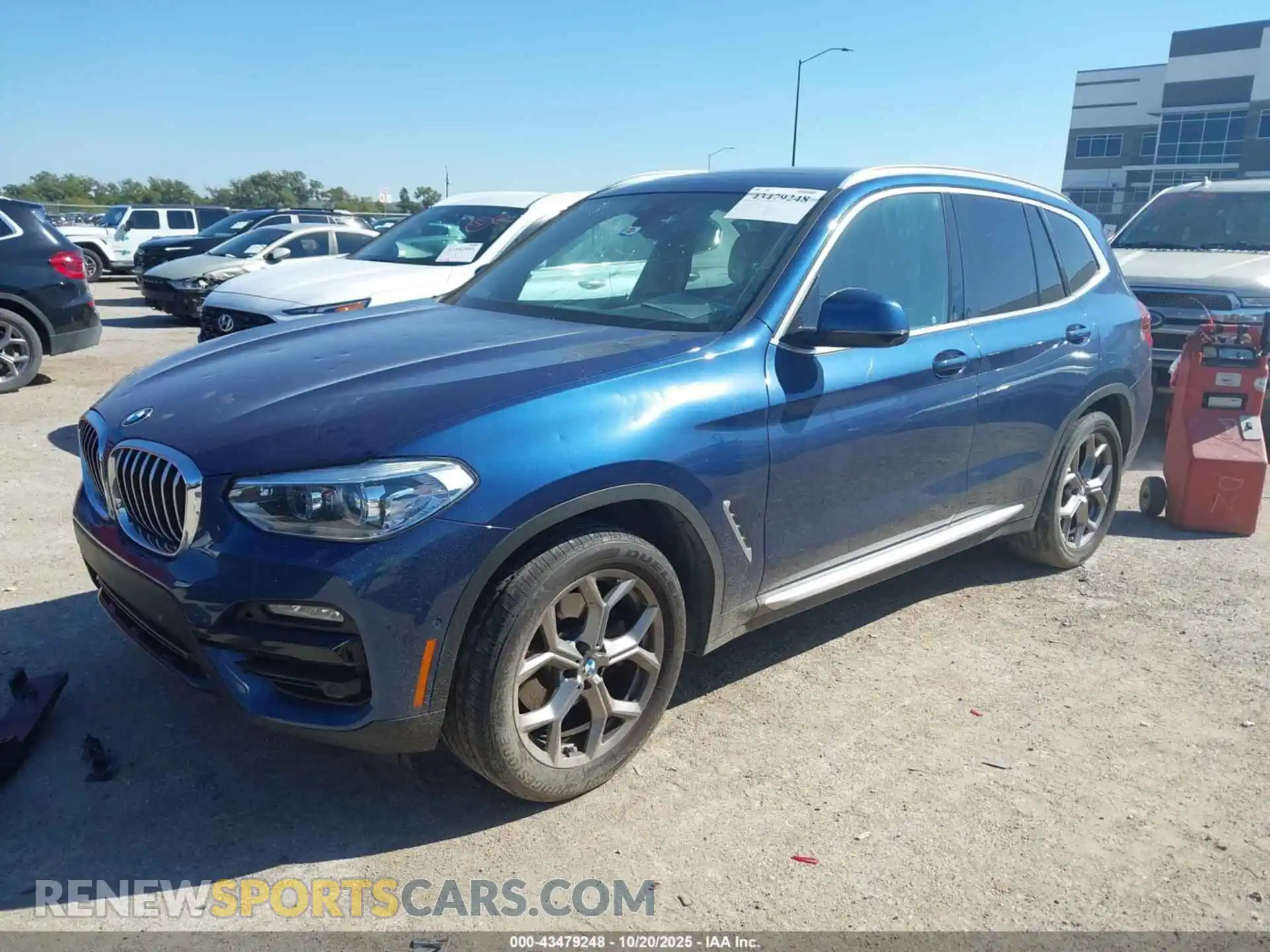 2 Photograph of a damaged car 5UXTY3C01M9E84993 BMW X3 2021