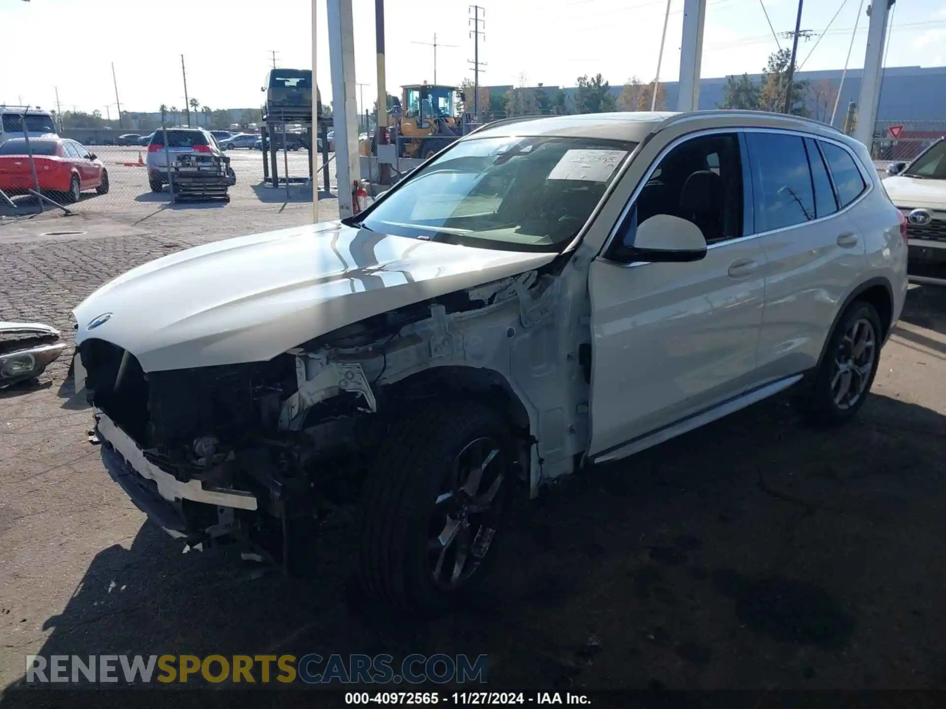 2 Photograph of a damaged car 5UXTY3C01M9G15095 BMW X3 2021