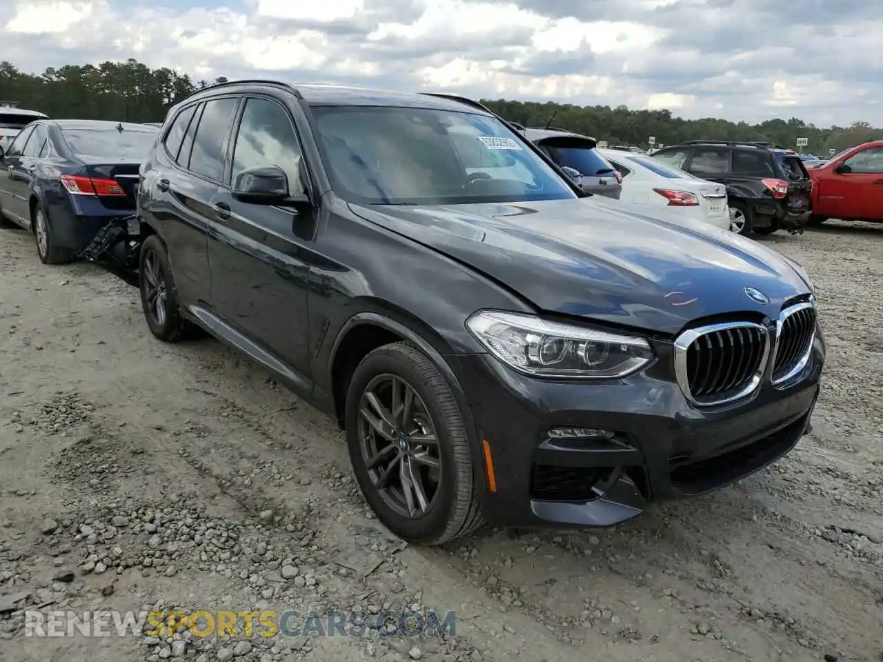 1 Photograph of a damaged car 5UXTY3C01M9G57668 BMW X3 2021