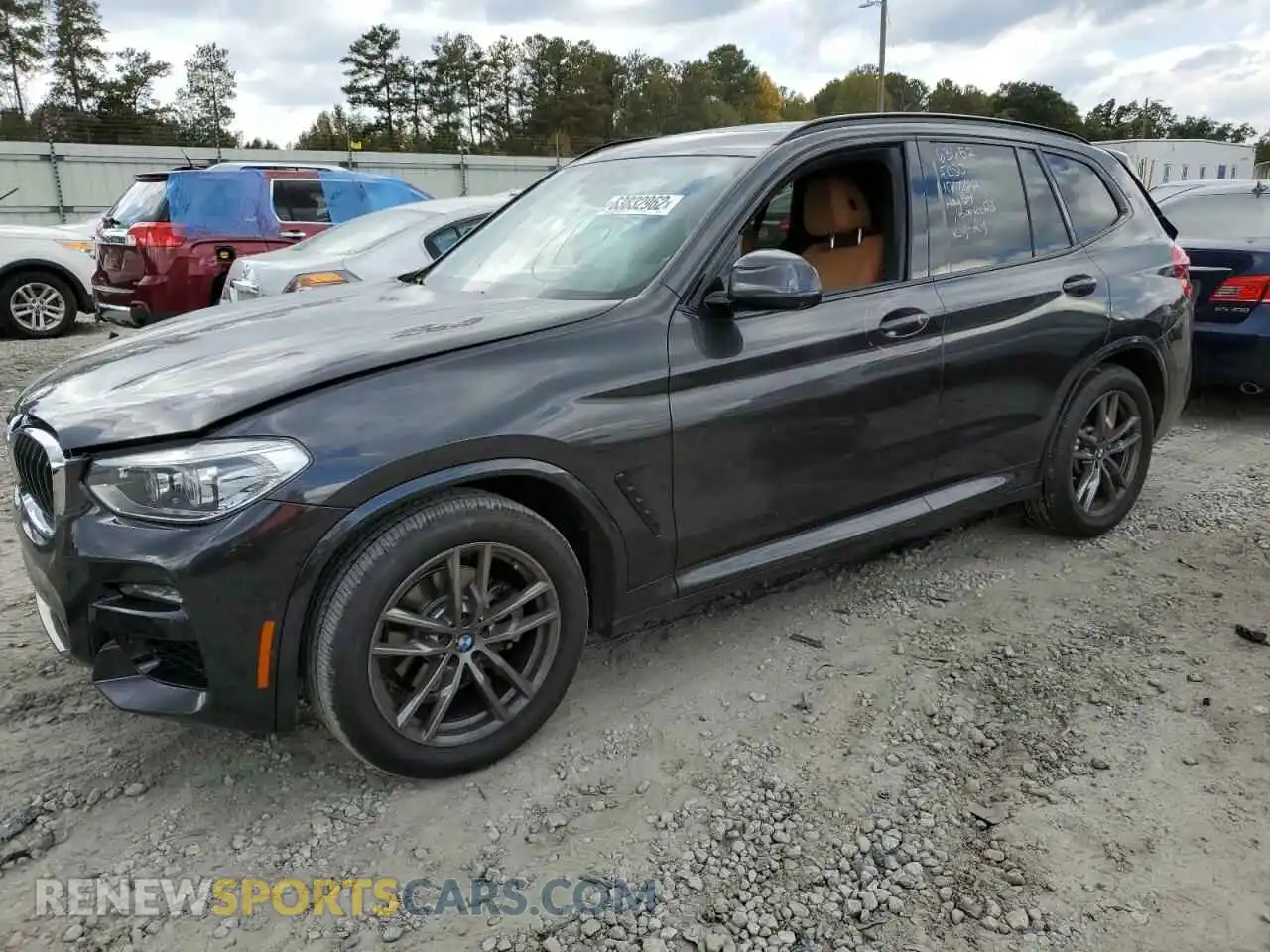 2 Photograph of a damaged car 5UXTY3C01M9G57668 BMW X3 2021