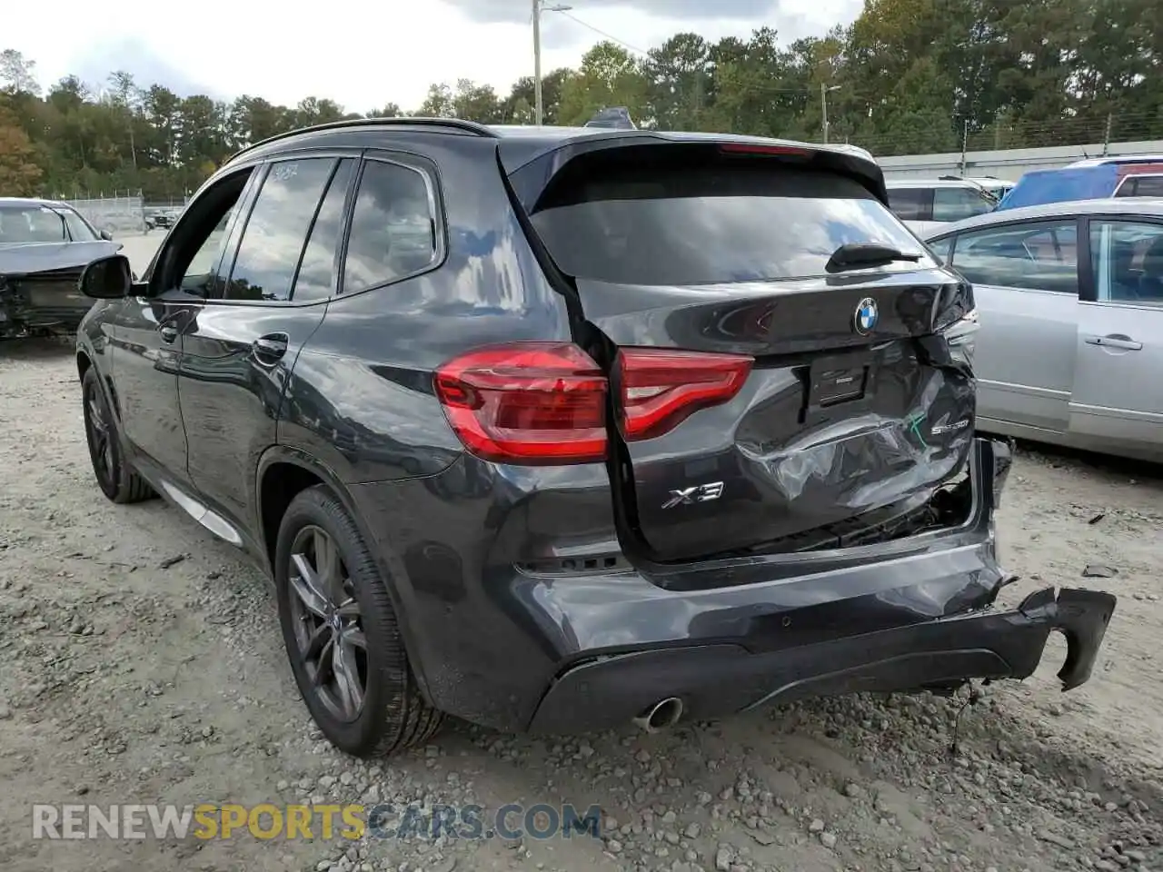 3 Photograph of a damaged car 5UXTY3C01M9G57668 BMW X3 2021