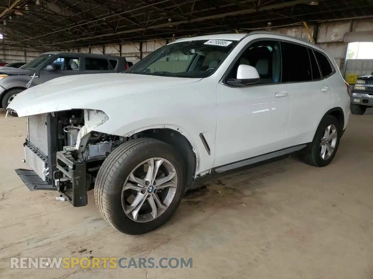 1 Photograph of a damaged car 5UXTY3C01M9H64252 BMW X3 2021