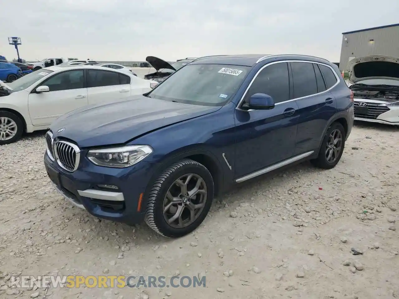 1 Фотография поврежденного автомобиля 5UXTY3C01M9H77809 BMW X3 2021