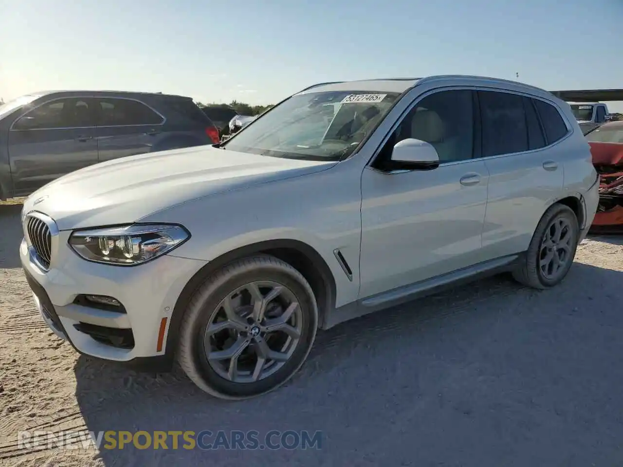 1 Photograph of a damaged car 5UXTY3C02M9E58273 BMW X3 2021