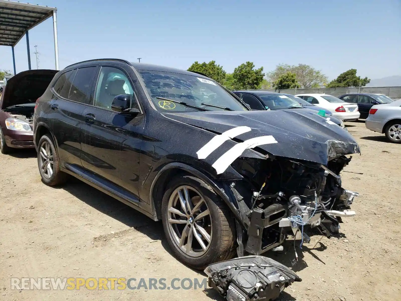 1 Photograph of a damaged car 5UXTY3C02M9F55909 BMW X3 2021