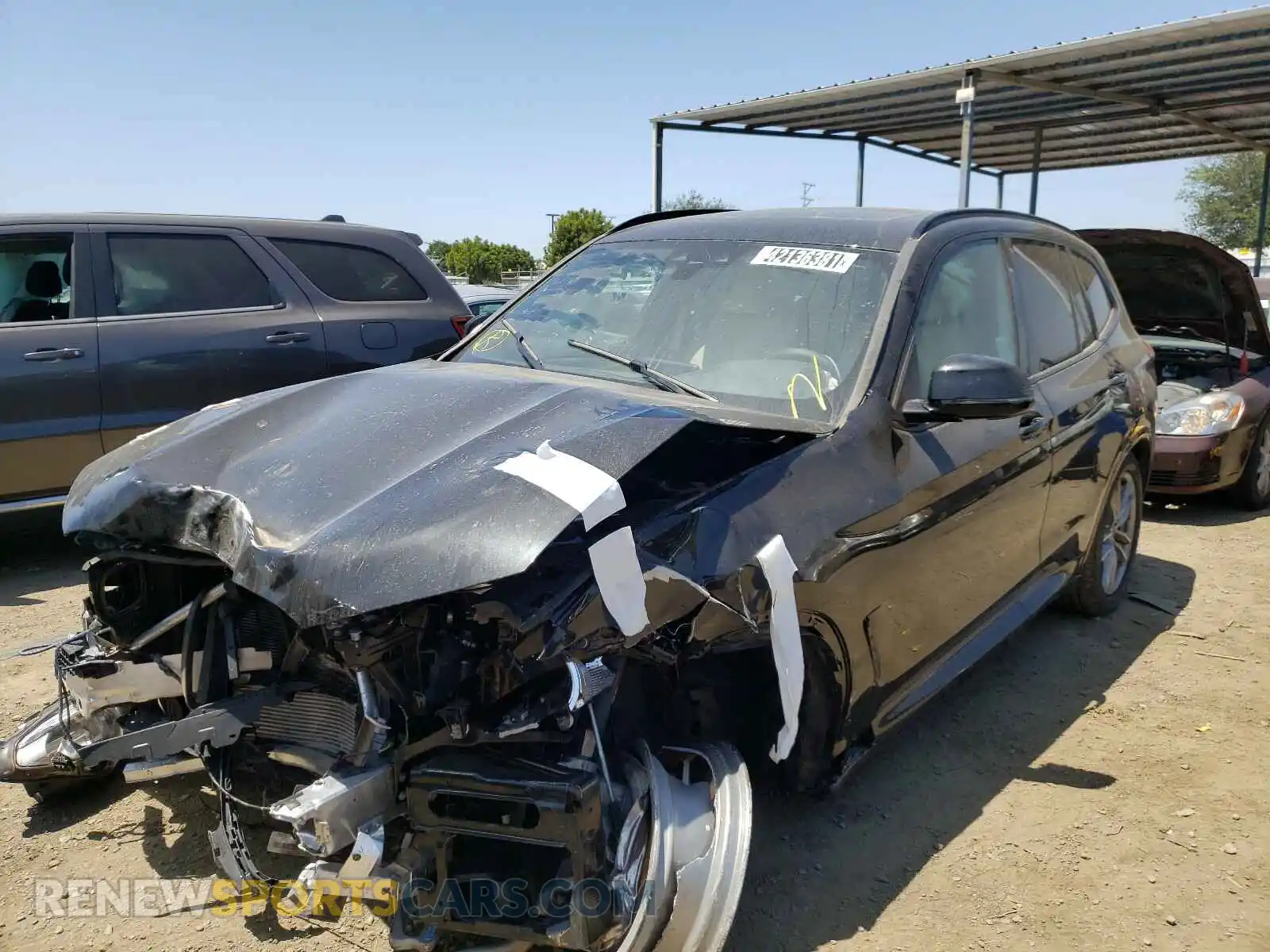 2 Photograph of a damaged car 5UXTY3C02M9F55909 BMW X3 2021