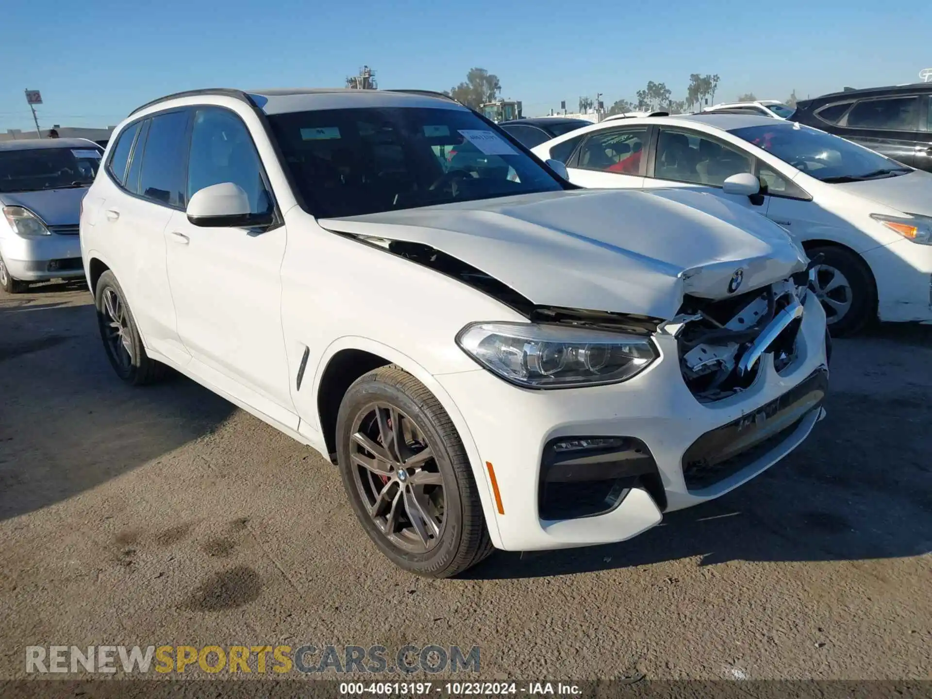 1 Photograph of a damaged car 5UXTY3C02M9H10507 BMW X3 2021