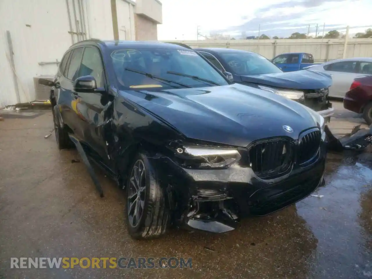 1 Photograph of a damaged car 5UXTY3C02M9H74997 BMW X3 2021