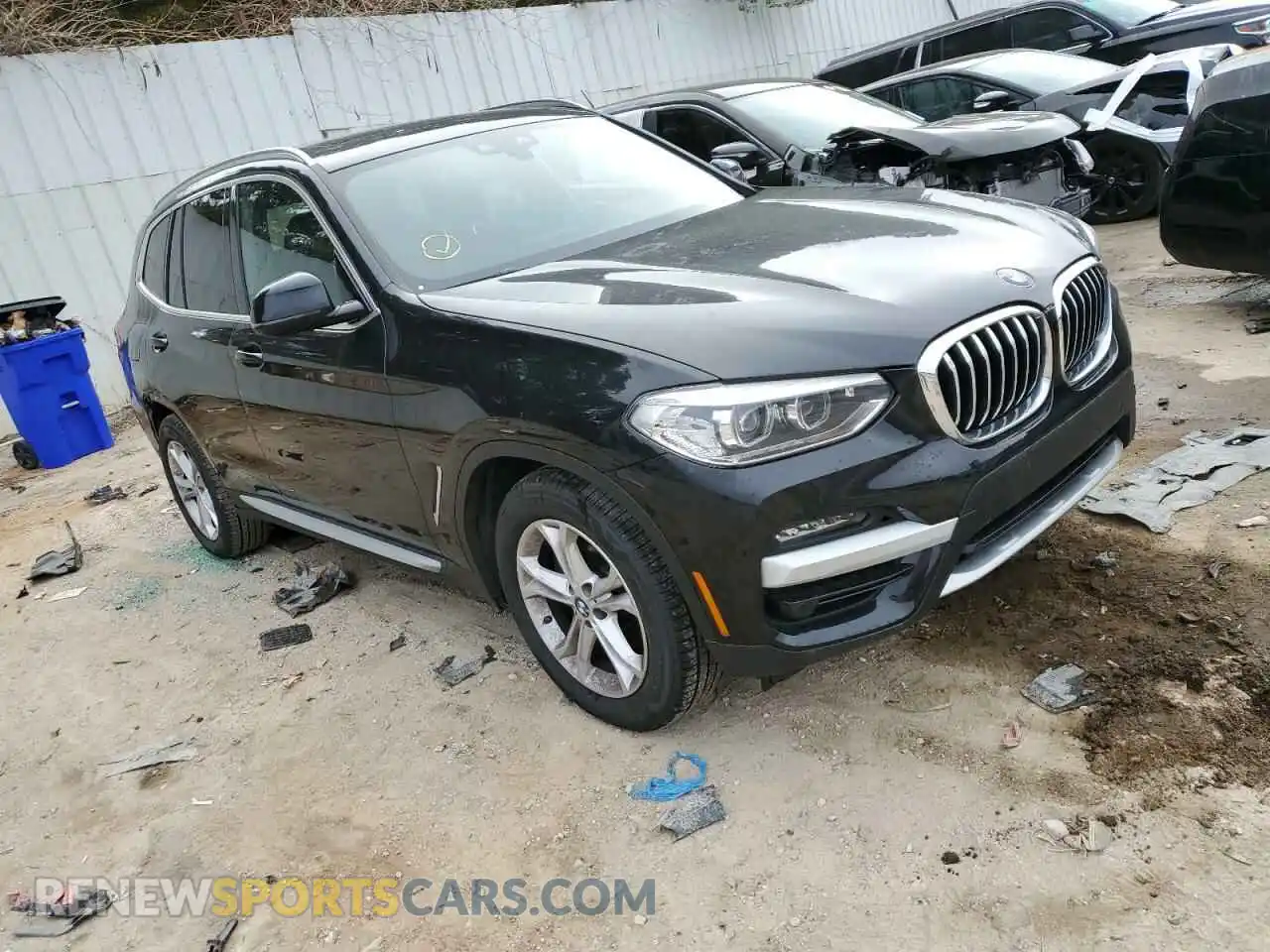 1 Photograph of a damaged car 5UXTY3C02M9H99219 BMW X3 2021