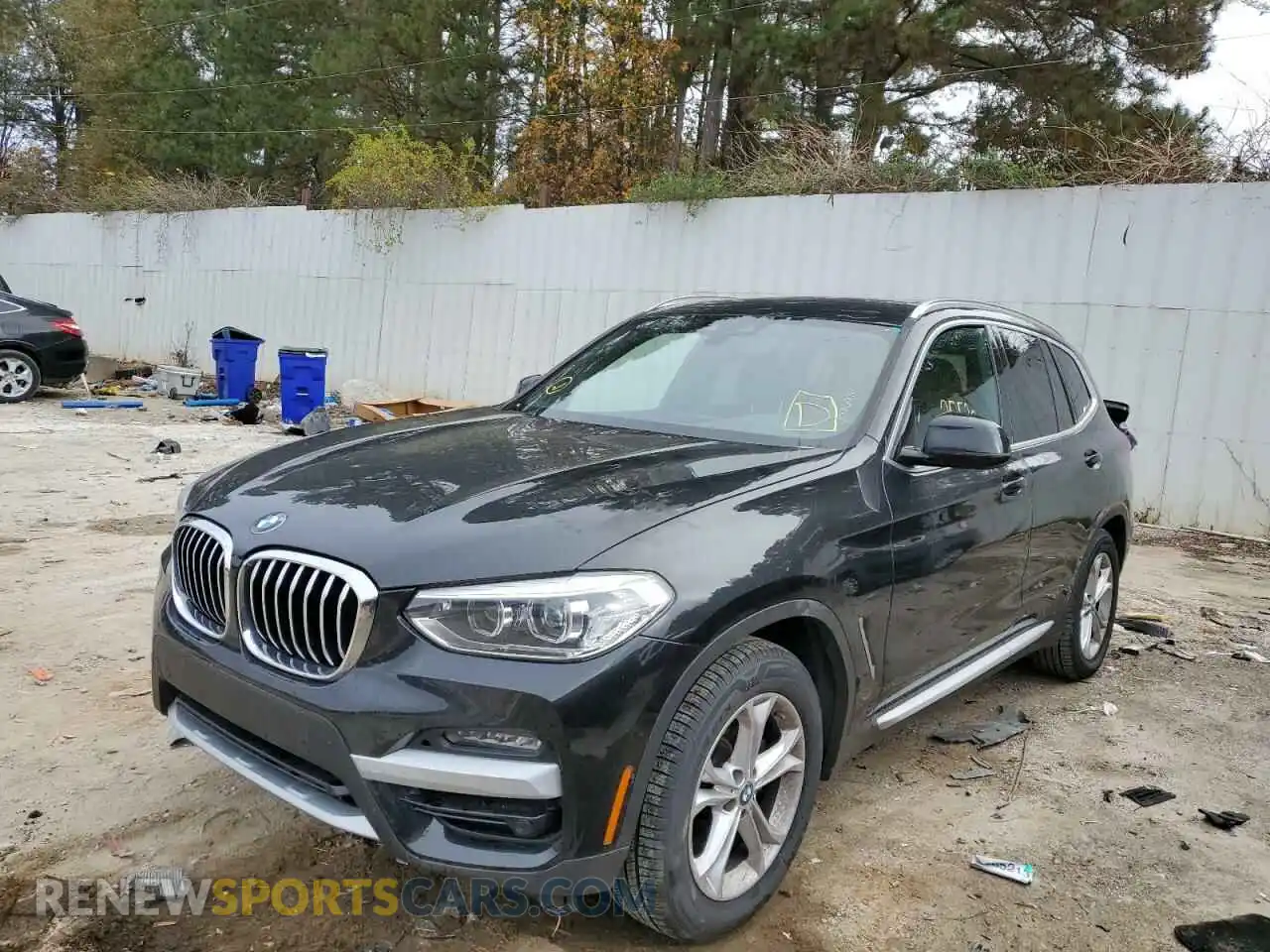 2 Photograph of a damaged car 5UXTY3C02M9H99219 BMW X3 2021