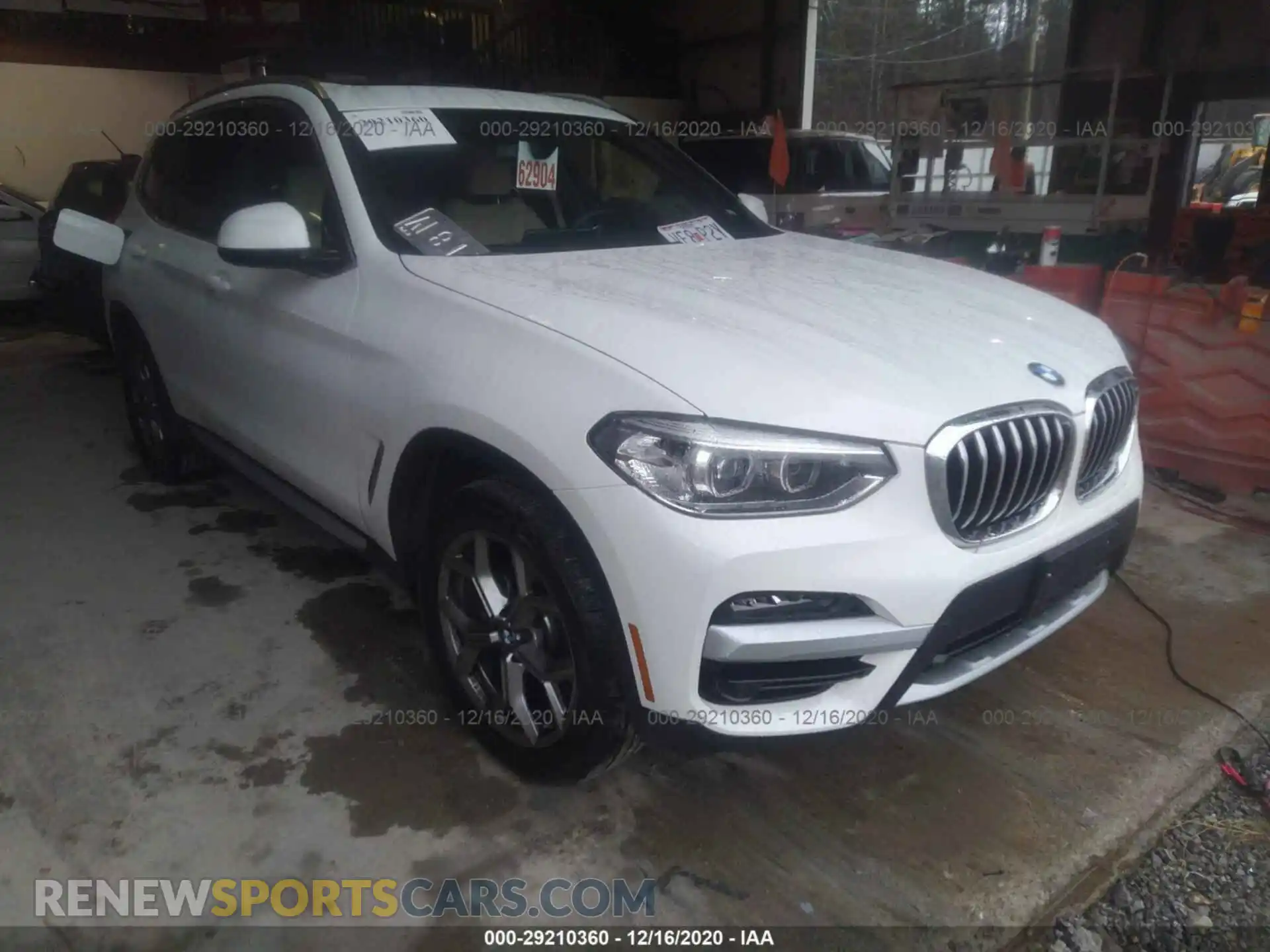 1 Photograph of a damaged car 5UXTY3C03M9E37576 BMW X3 2021