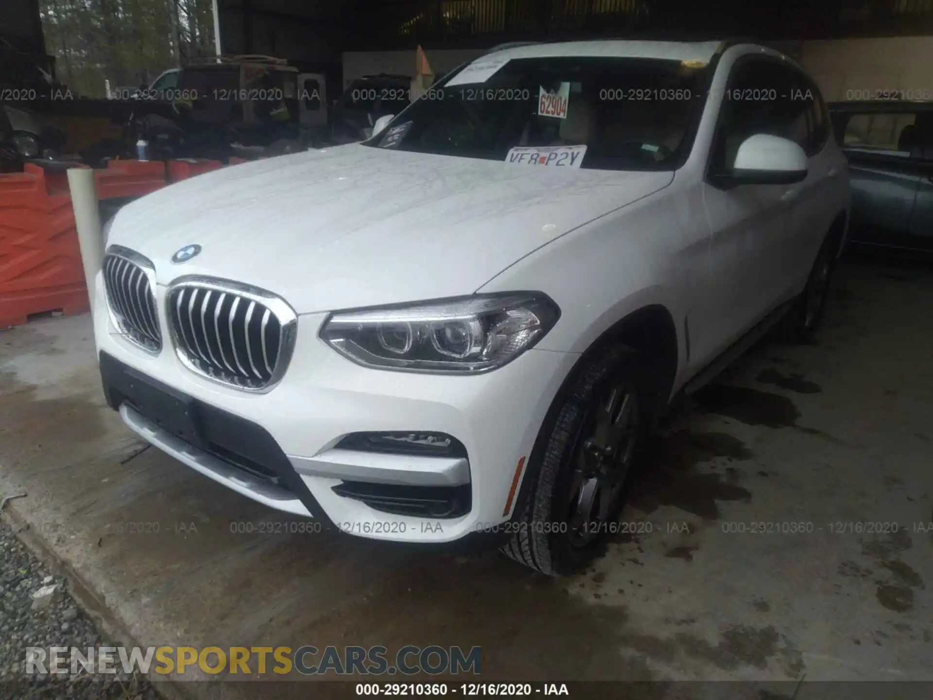 2 Photograph of a damaged car 5UXTY3C03M9E37576 BMW X3 2021