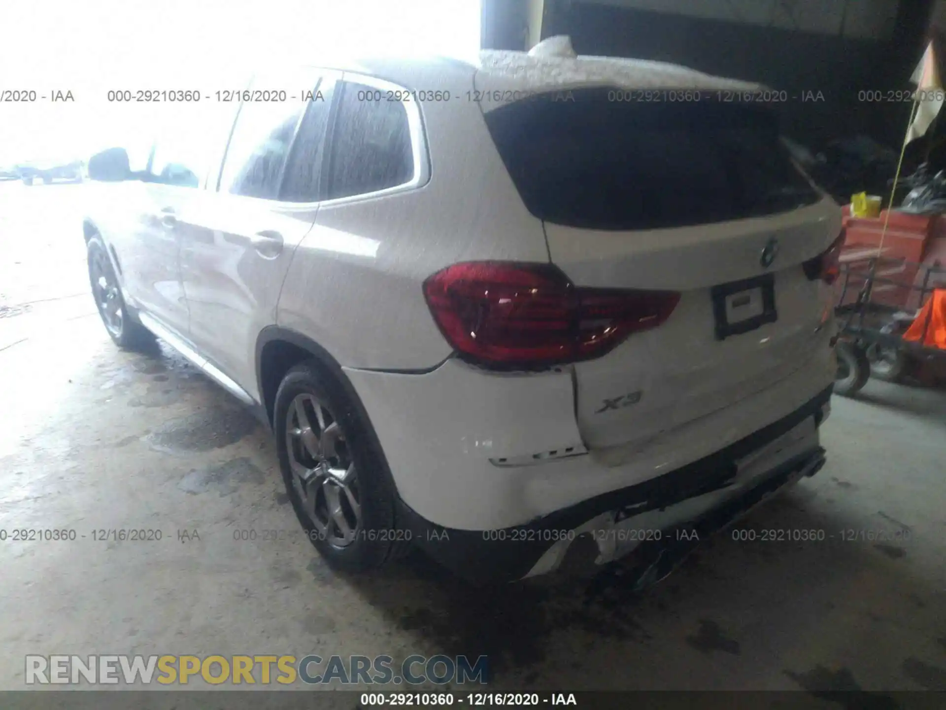 3 Photograph of a damaged car 5UXTY3C03M9E37576 BMW X3 2021