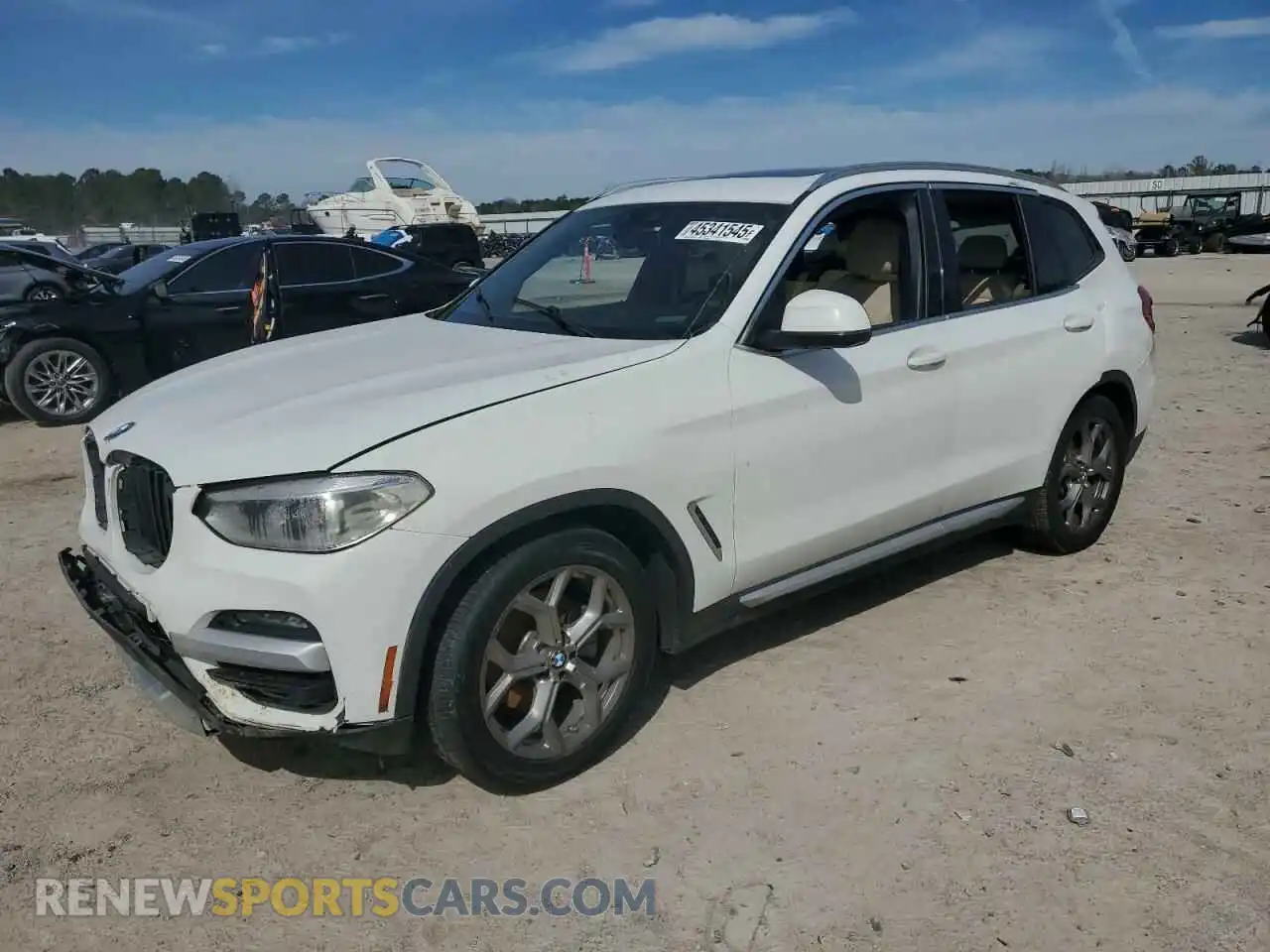 1 Photograph of a damaged car 5UXTY3C03M9F63436 BMW X3 2021