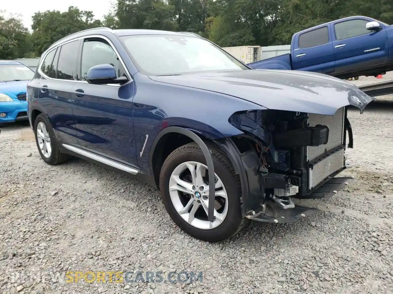 1 Photograph of a damaged car 5UXTY3C03M9G26311 BMW X3 2021