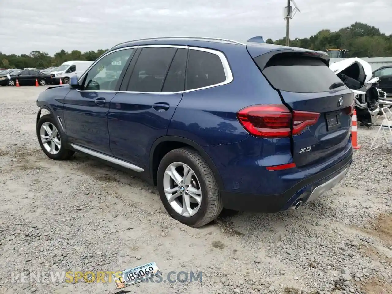 3 Photograph of a damaged car 5UXTY3C03M9G26311 BMW X3 2021