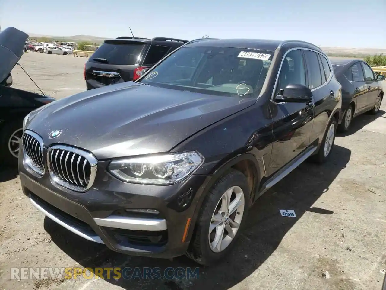 2 Photograph of a damaged car 5UXTY3C03M9H04022 BMW X3 2021