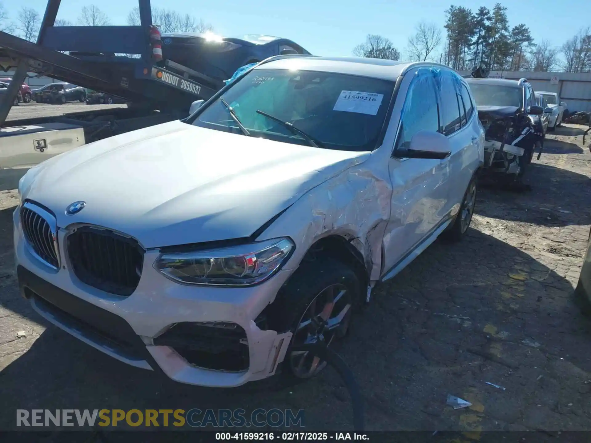 2 Photograph of a damaged car 5UXTY3C03M9H57528 BMW X3 2021