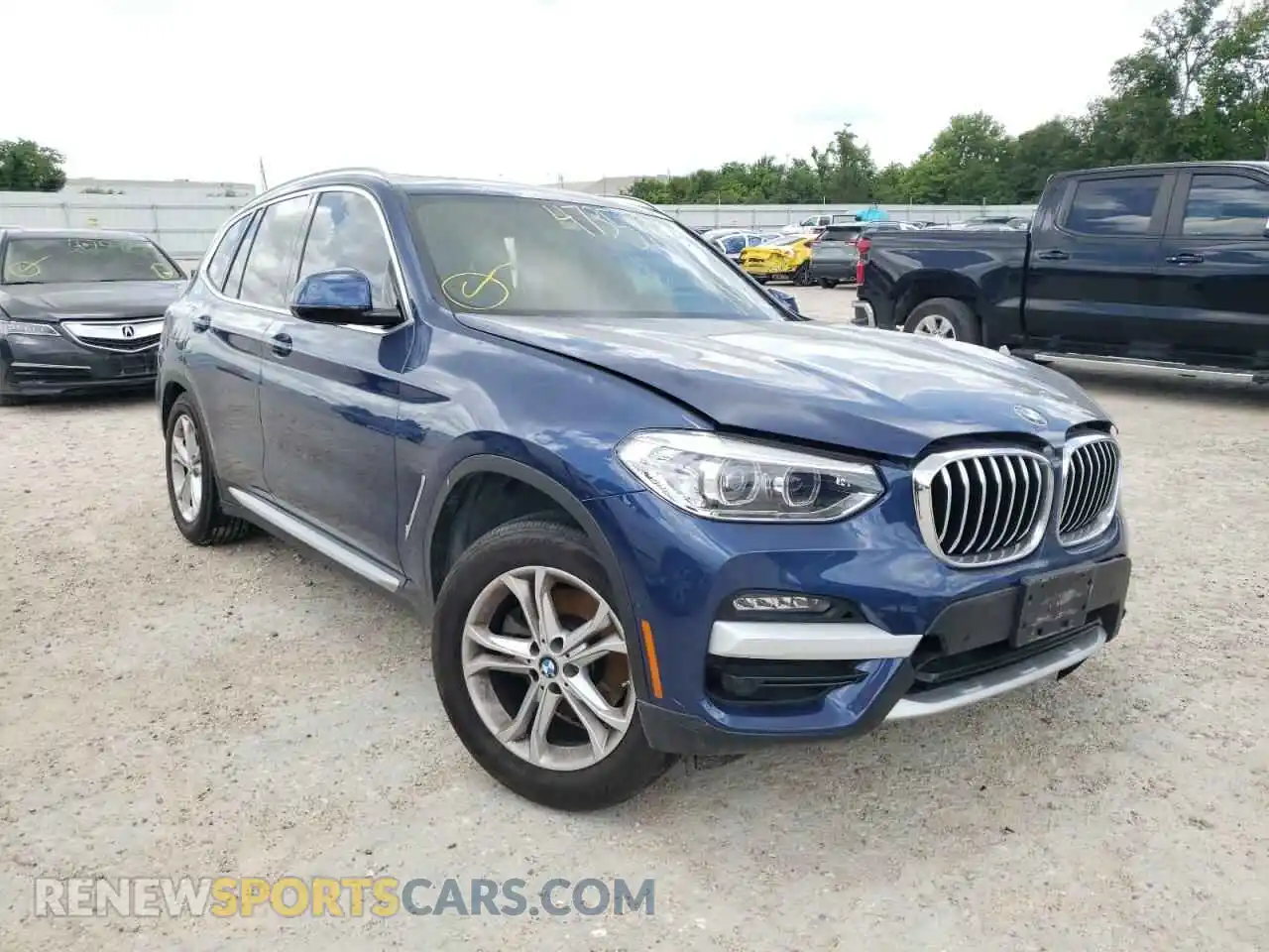 1 fotografías del automóvil dañado 5UXTY3C04M9E65600 BMW X3 2021