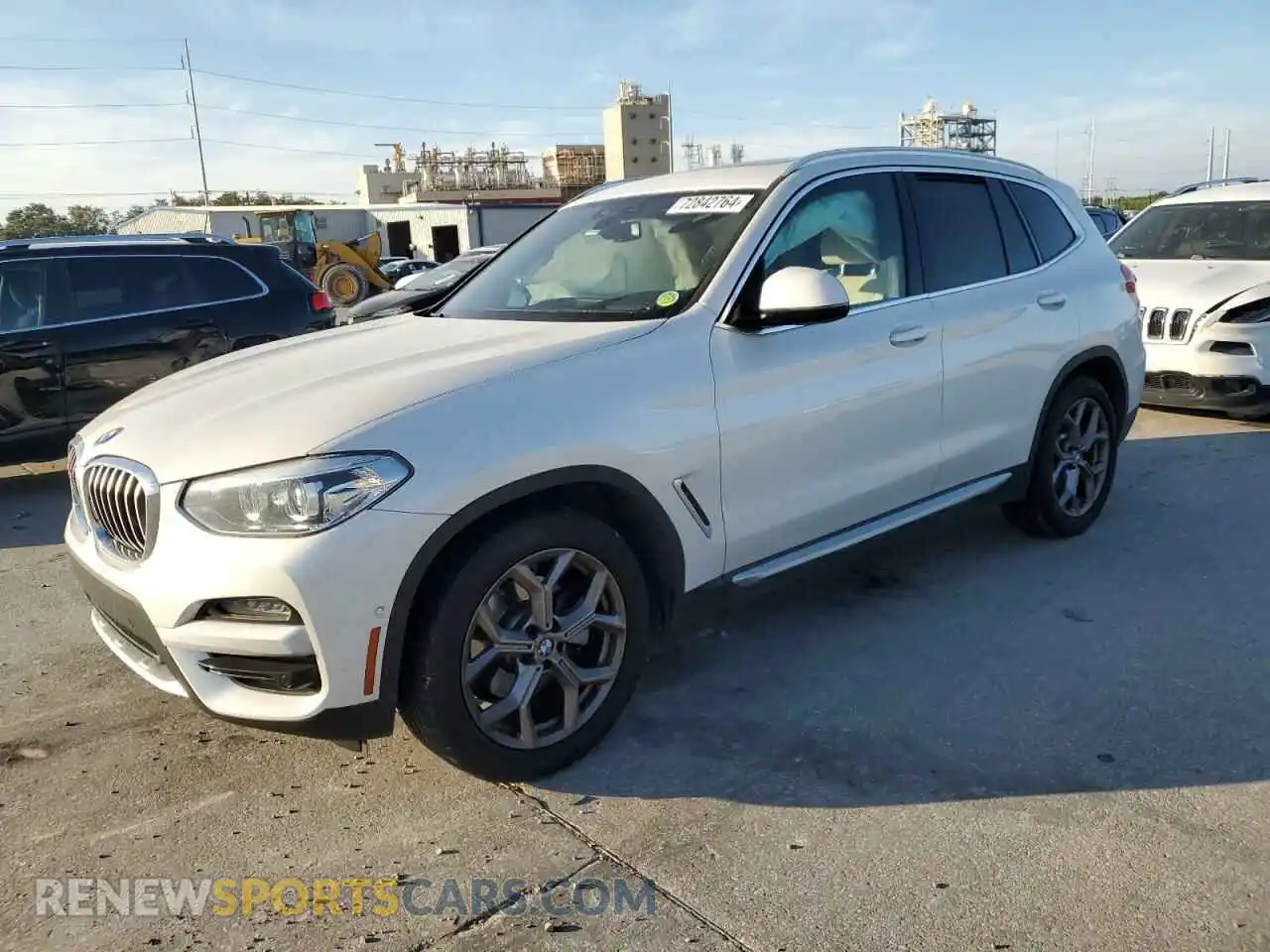 1 Photograph of a damaged car 5UXTY3C04M9G51802 BMW X3 2021