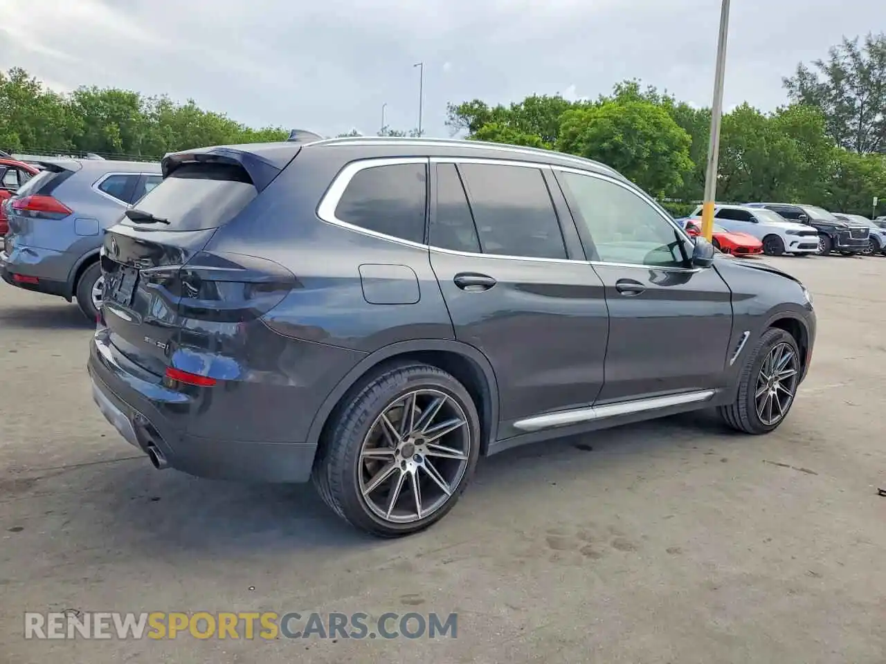 3 Photograph of a damaged car 5UXTY3C04M9G63397 BMW X3 2021