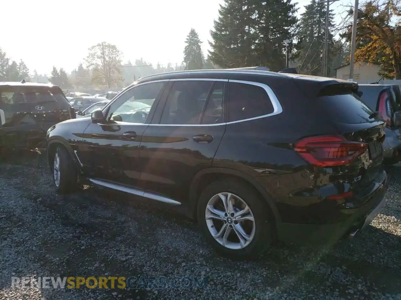 2 Photograph of a damaged car 5UXTY3C04M9G99574 BMW X3 2021