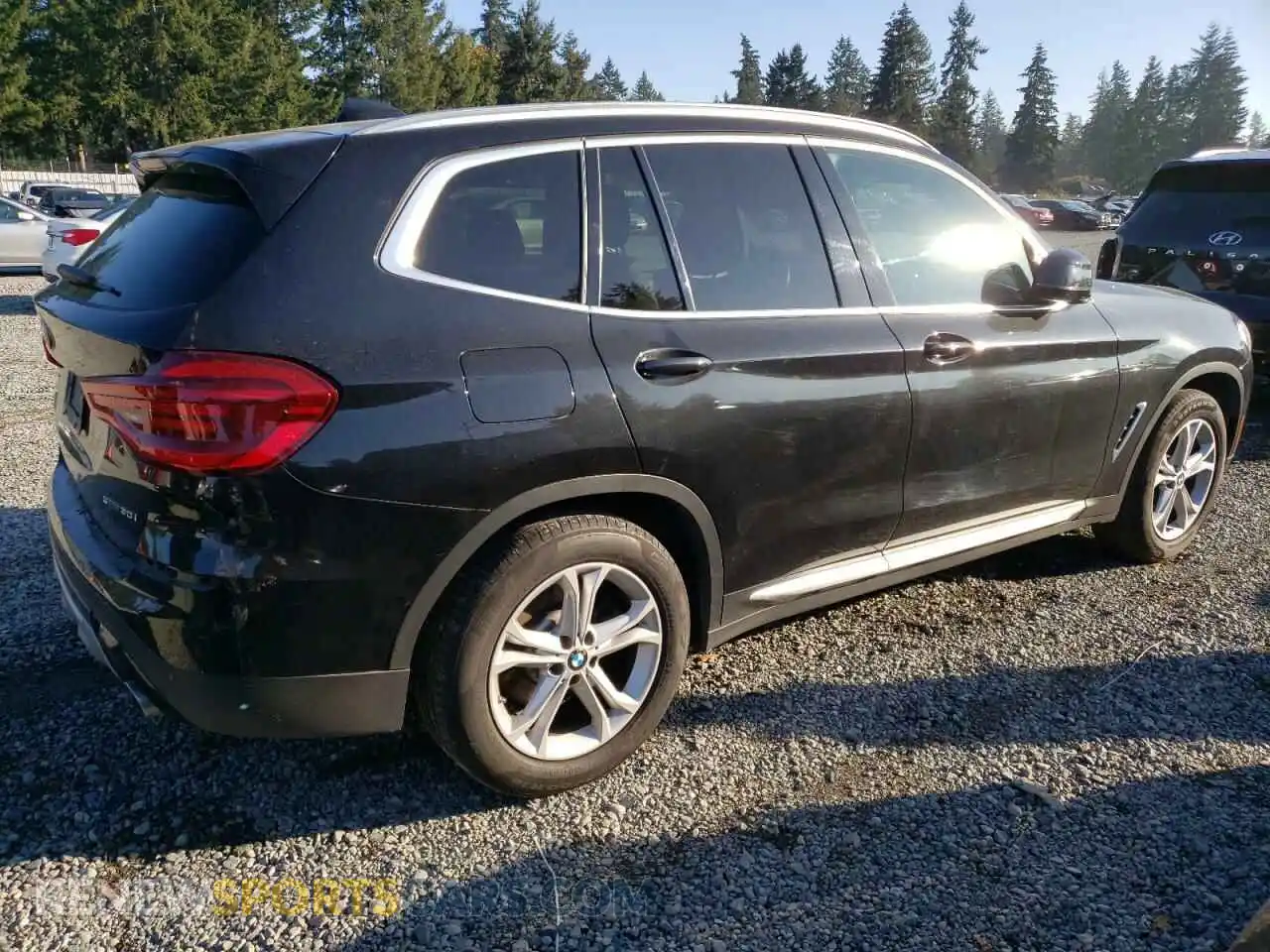 3 Photograph of a damaged car 5UXTY3C04M9G99574 BMW X3 2021