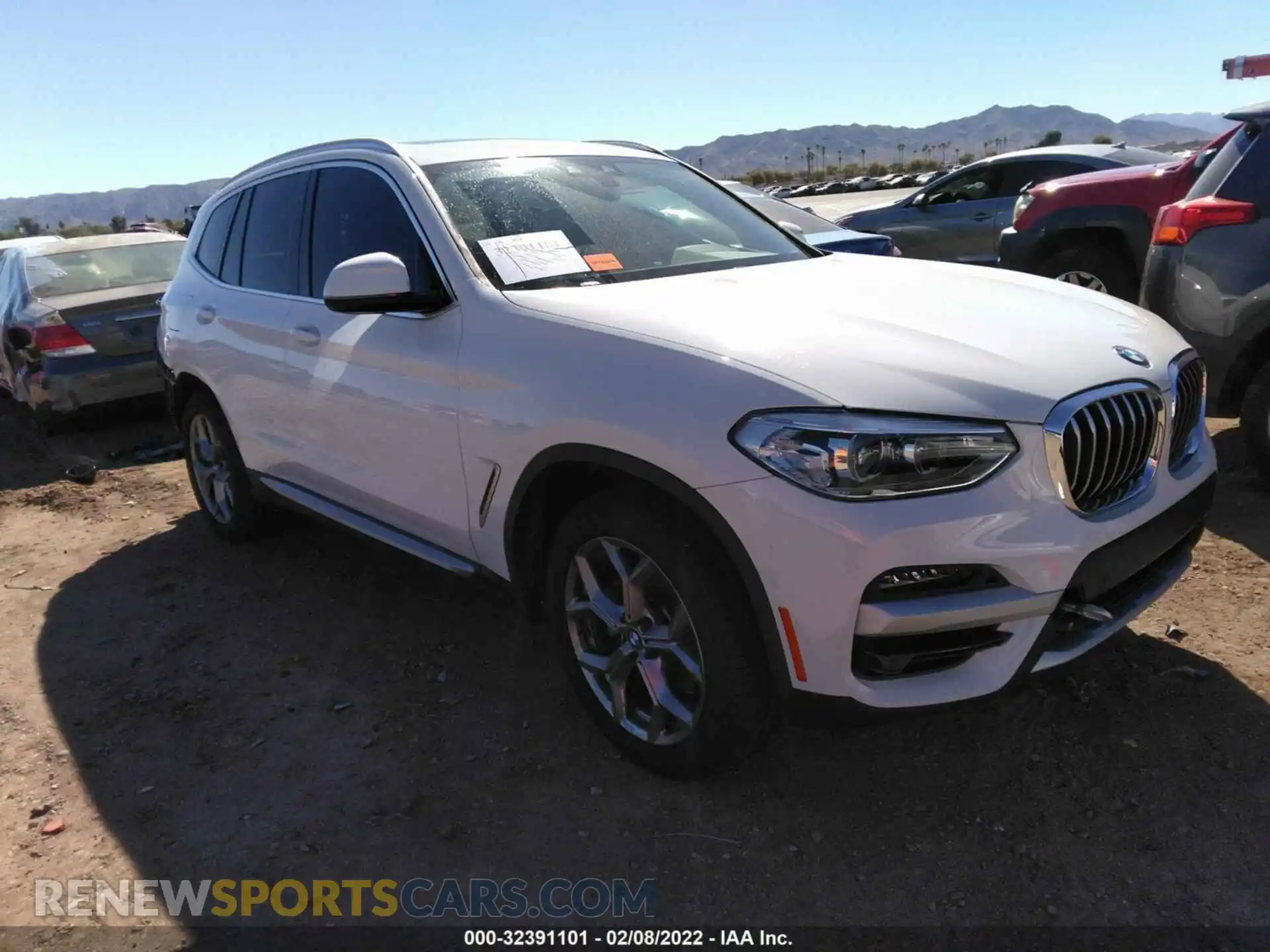 1 Photograph of a damaged car 5UXTY3C04M9H33867 BMW X3 2021