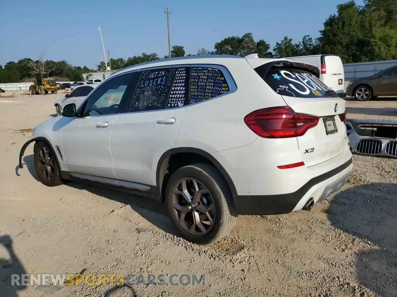 2 Photograph of a damaged car 5UXTY3C05M9D96593 BMW X3 2021