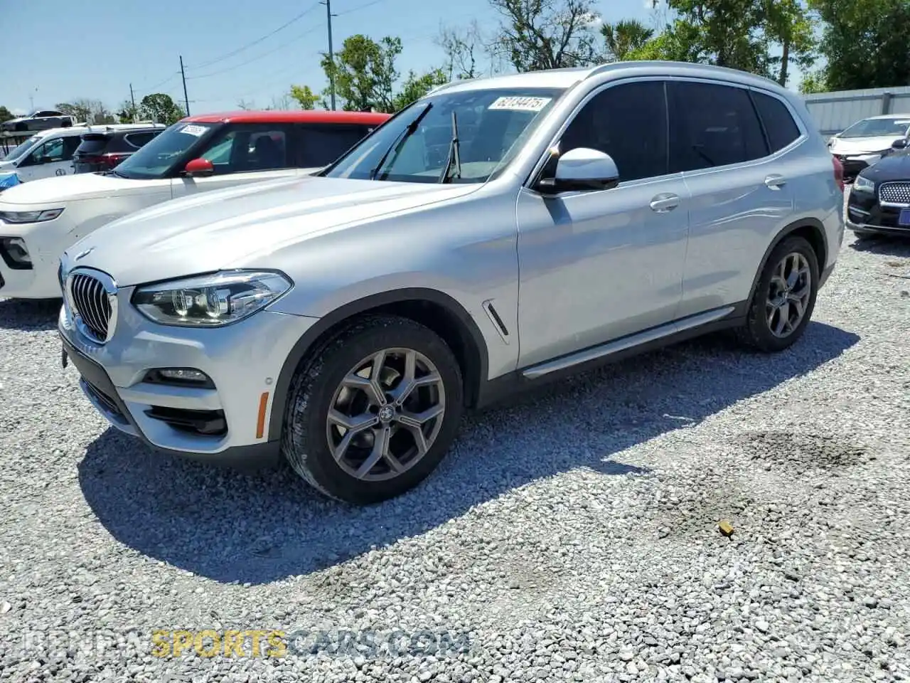 1 Photograph of a damaged car 5UXTY3C05M9E13988 BMW X3 2021