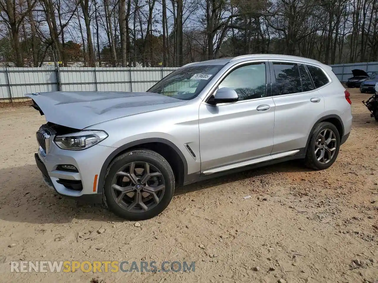 1 Photograph of a damaged car 5UXTY3C05M9E39488 BMW X3 2021