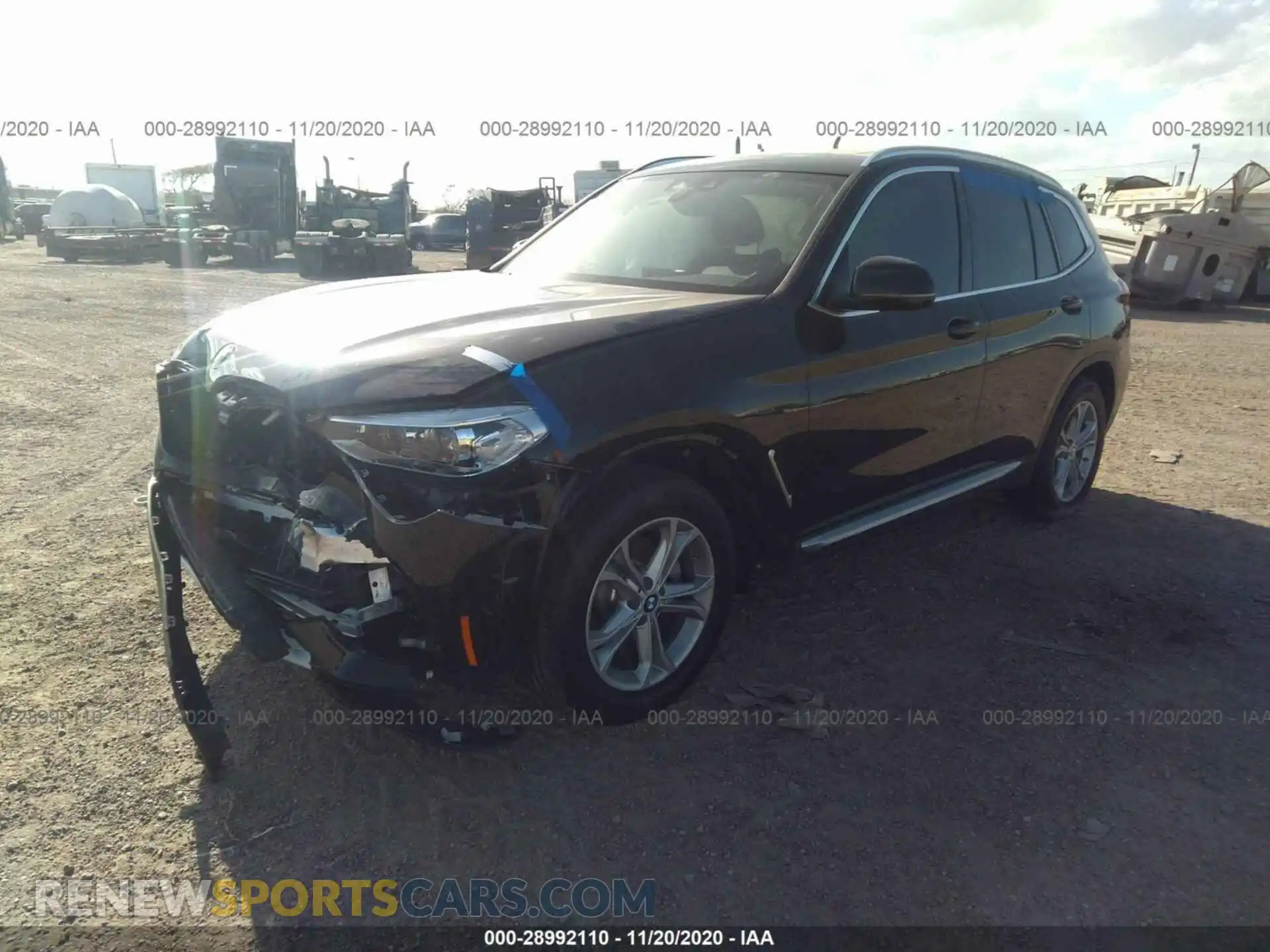 2 Photograph of a damaged car 5UXTY3C05M9E67145 BMW X3 2021