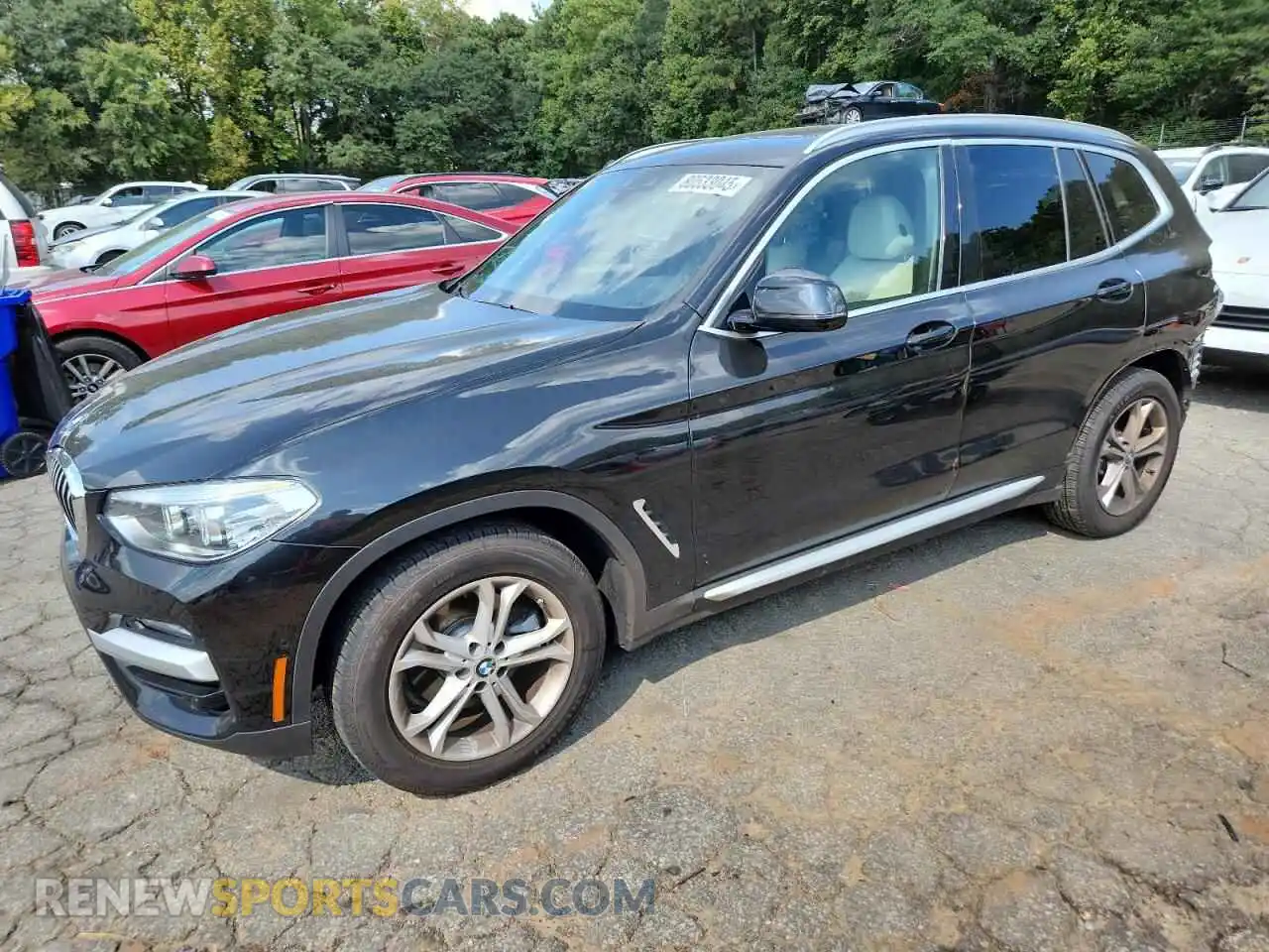 1 Photograph of a damaged car 5UXTY3C05M9G49511 BMW X3 2021