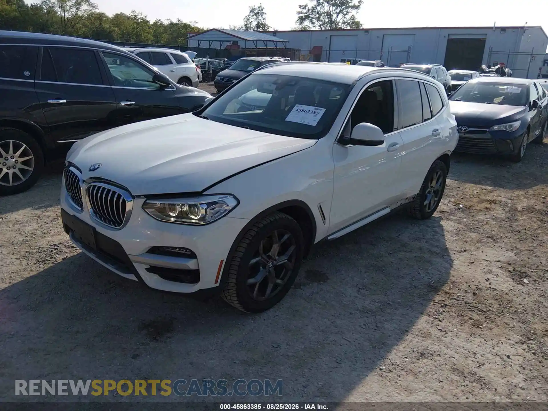 2 Photograph of a damaged car 5UXTY3C06M9E42870 BMW X3 2021