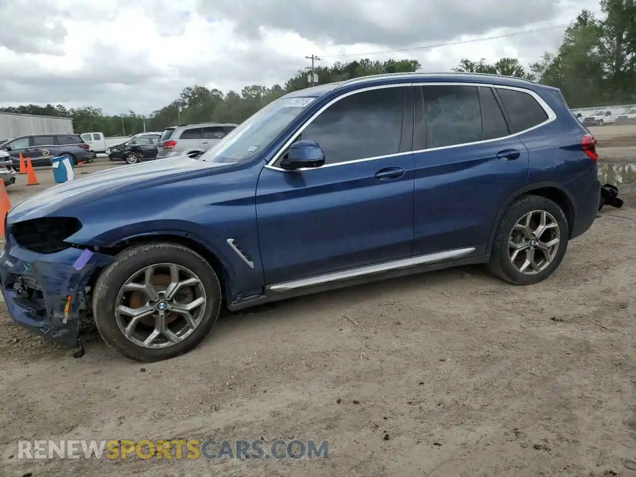 1 Photograph of a damaged car 5UXTY3C06M9E72676 BMW X3 2021