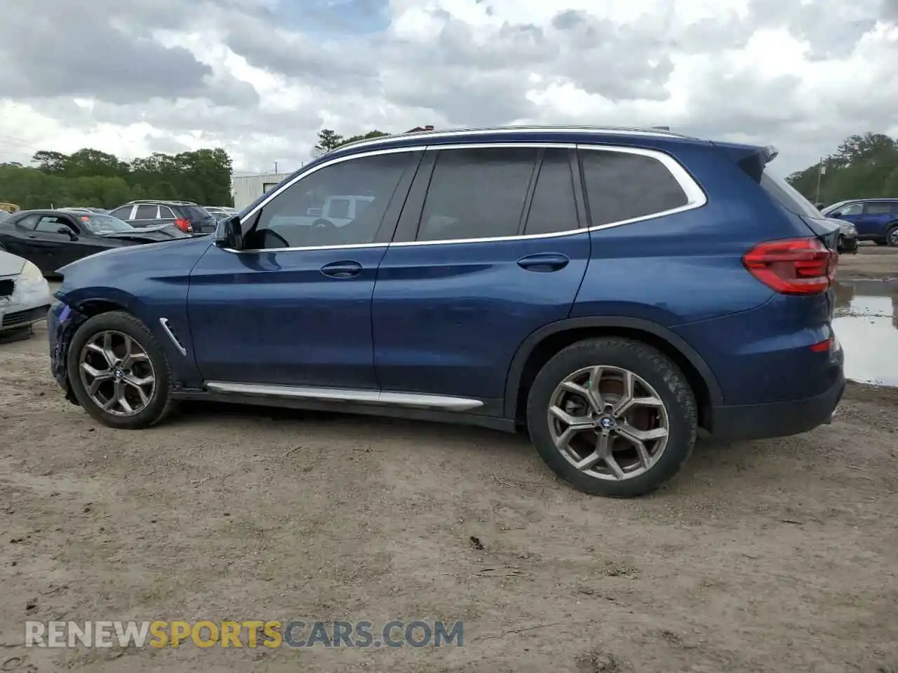2 Photograph of a damaged car 5UXTY3C06M9E72676 BMW X3 2021