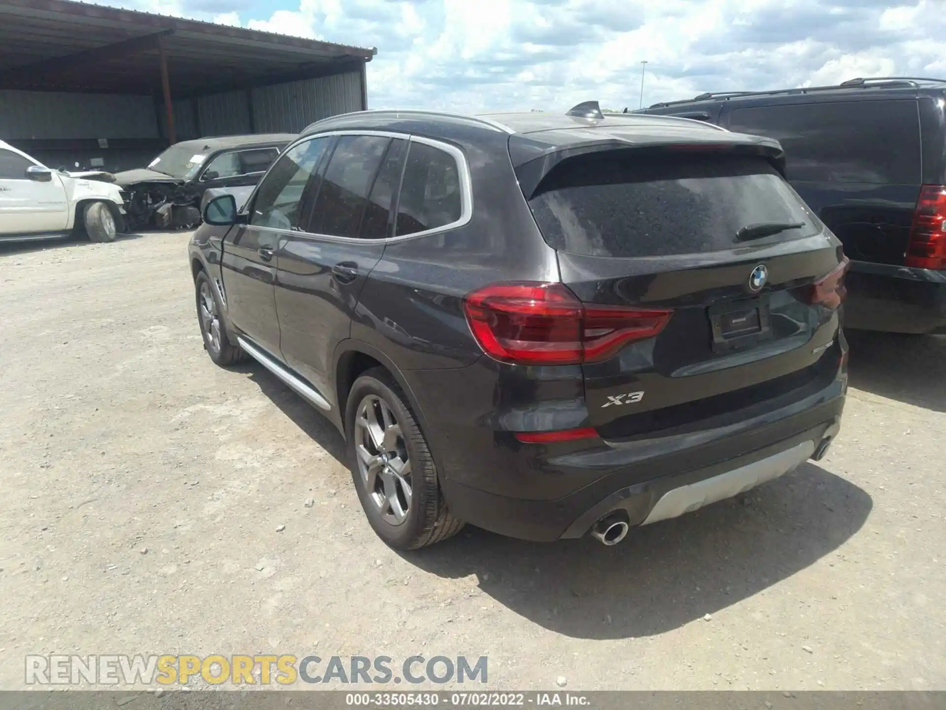 3 Фотография поврежденного автомобиля 5UXTY3C06M9G42079 BMW X3 2021