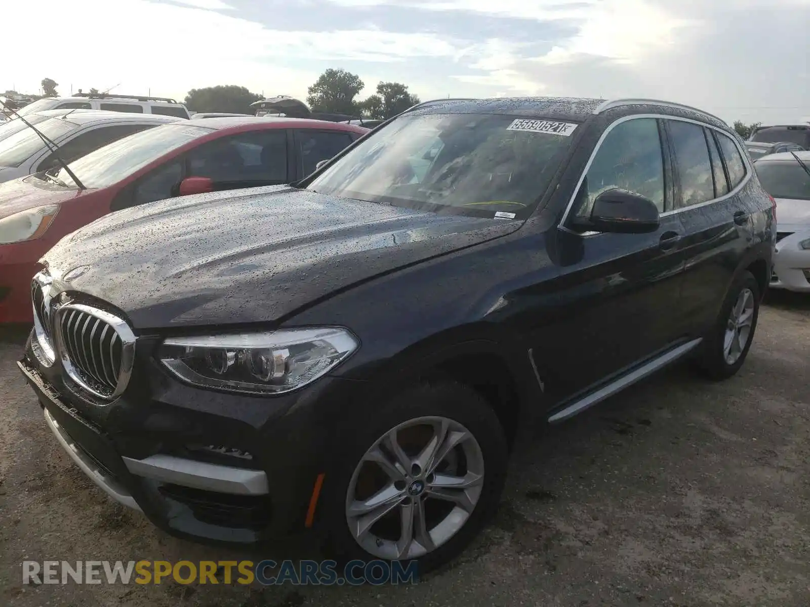 2 Photograph of a damaged car 5UXTY3C06M9H75814 BMW X3 2021