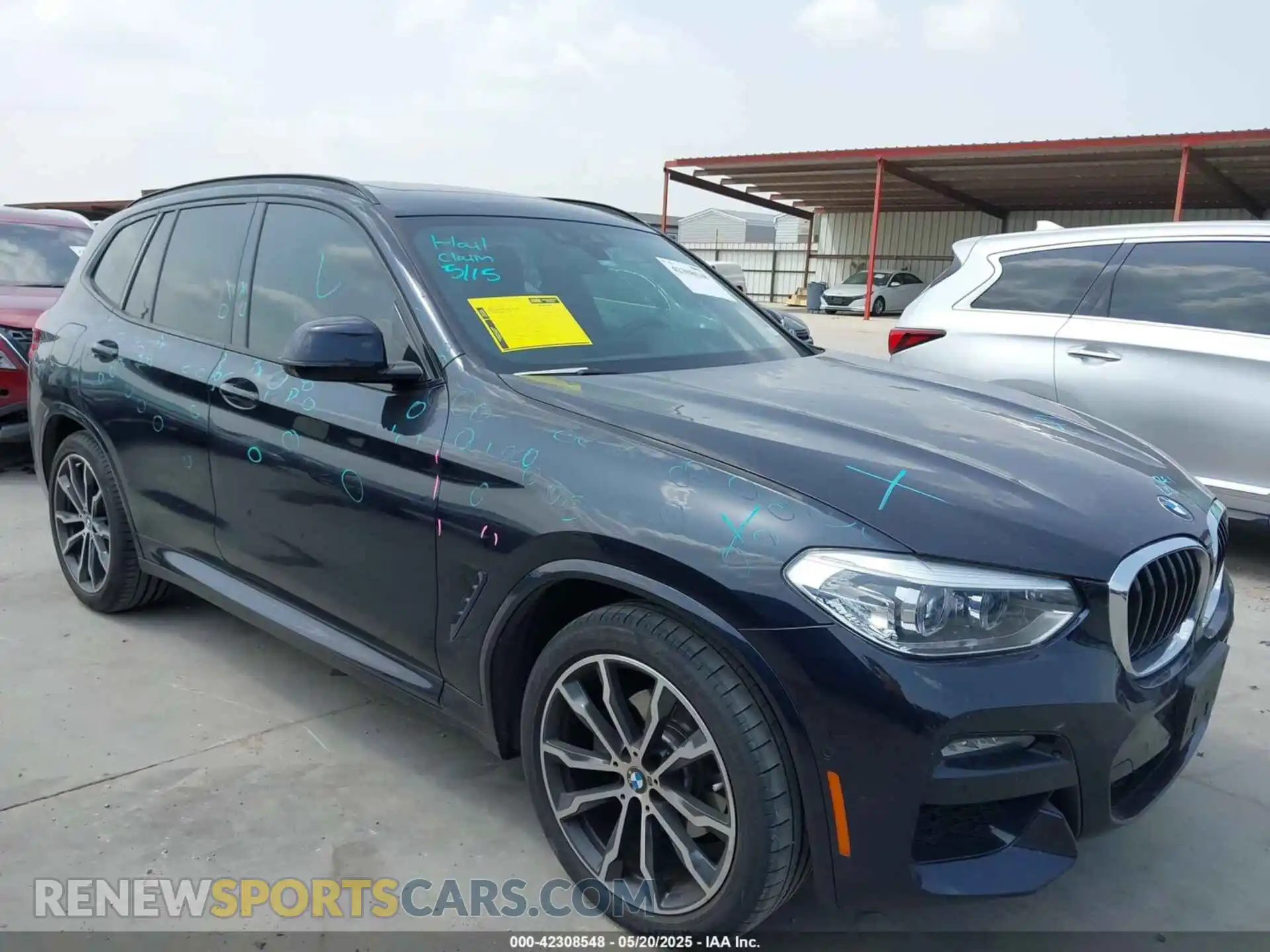 1 Photograph of a damaged car 5UXTY3C07M9D93761 BMW X3 2021