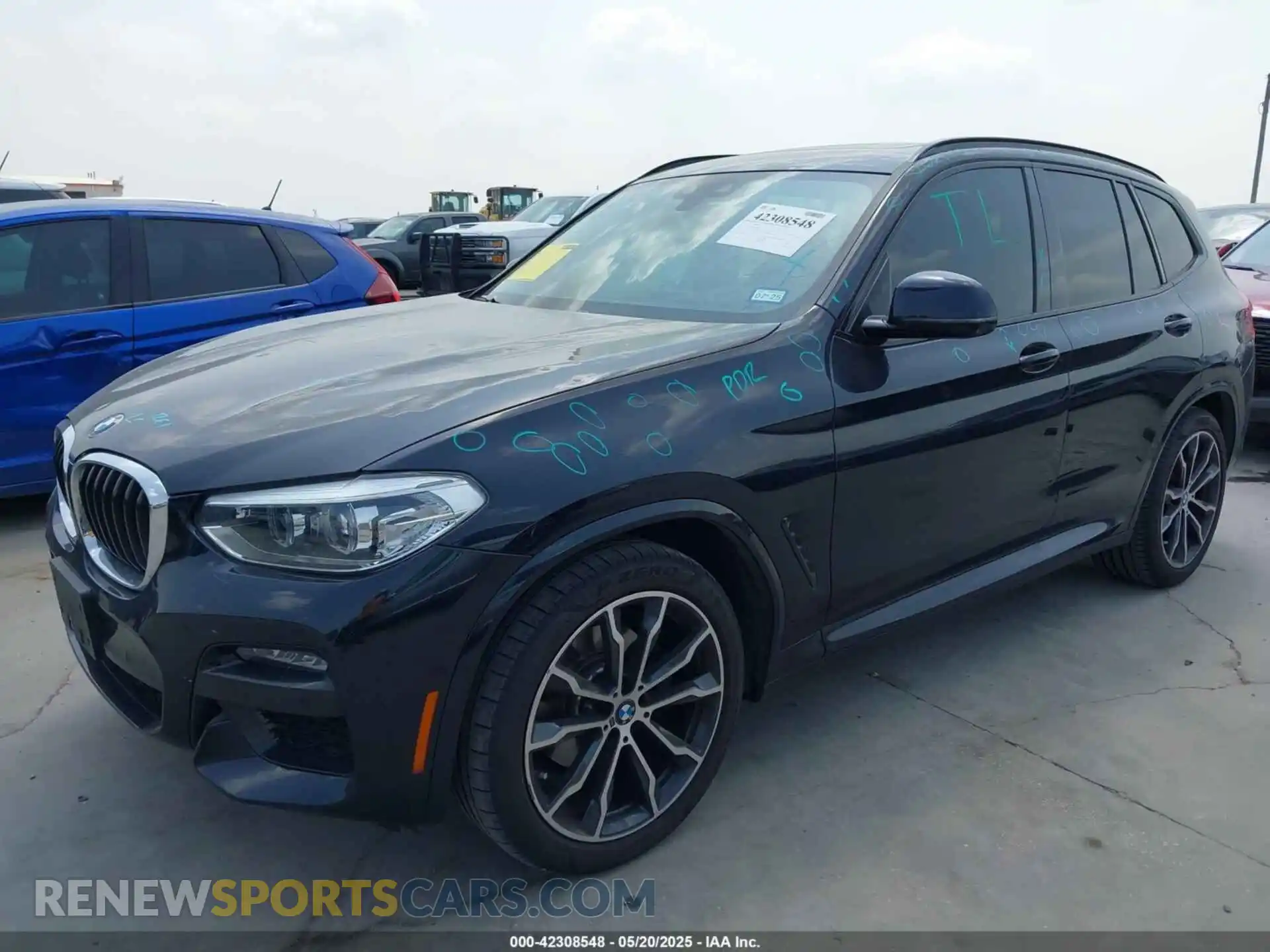 2 Photograph of a damaged car 5UXTY3C07M9D93761 BMW X3 2021