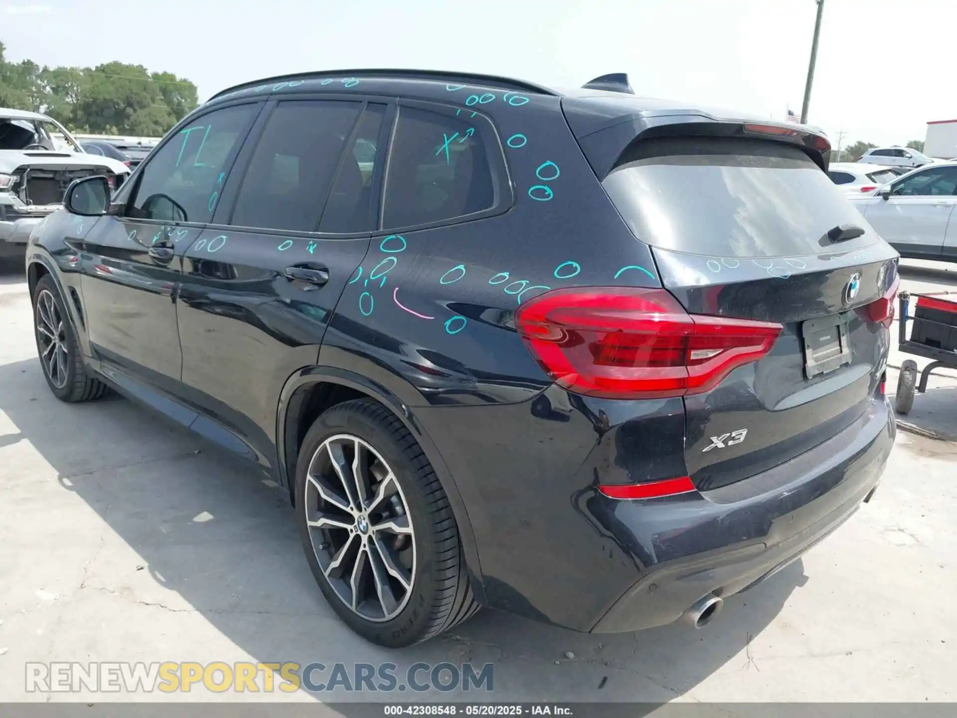 3 Photograph of a damaged car 5UXTY3C07M9D93761 BMW X3 2021