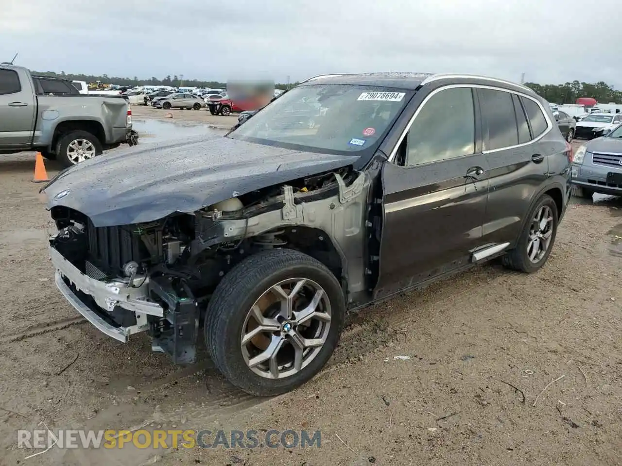 1 Photograph of a damaged car 5UXTY3C07M9D97230 BMW X3 2021