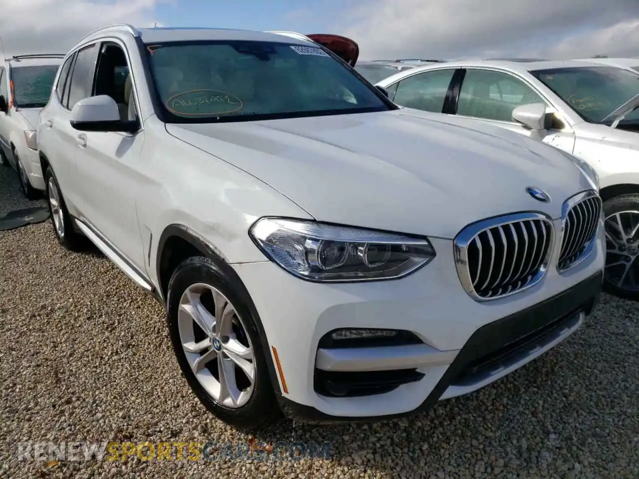 1 Photograph of a damaged car 5UXTY3C07M9F07323 BMW X3 2021