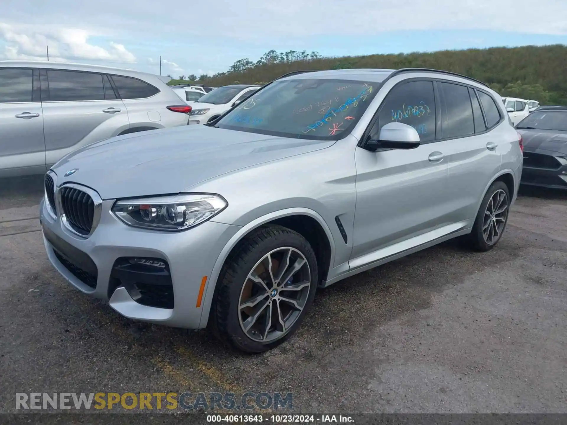 2 Photograph of a damaged car 5UXTY3C07M9F43268 BMW X3 2021