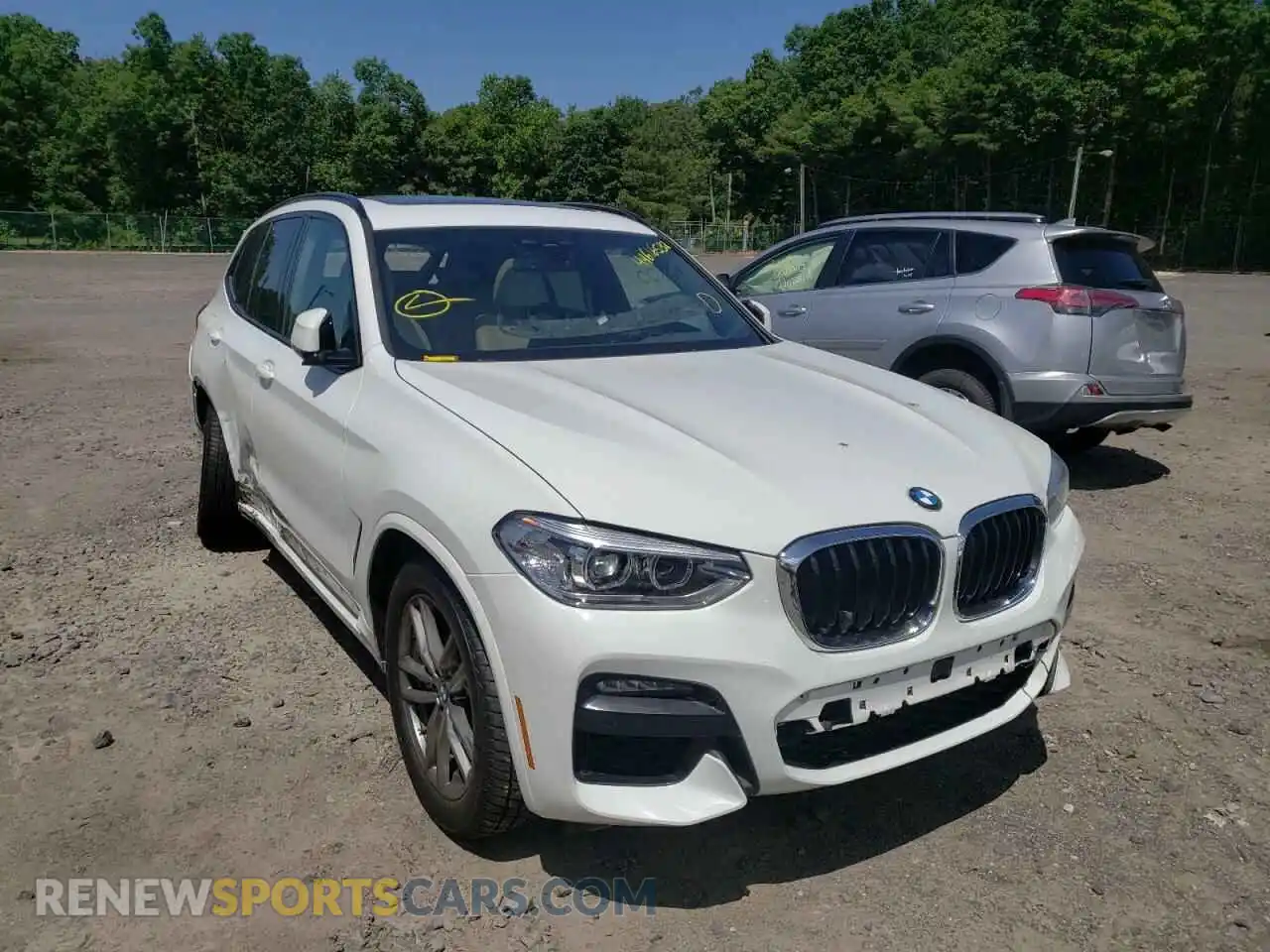 1 Photograph of a damaged car 5UXTY3C07M9F55694 BMW X3 2021