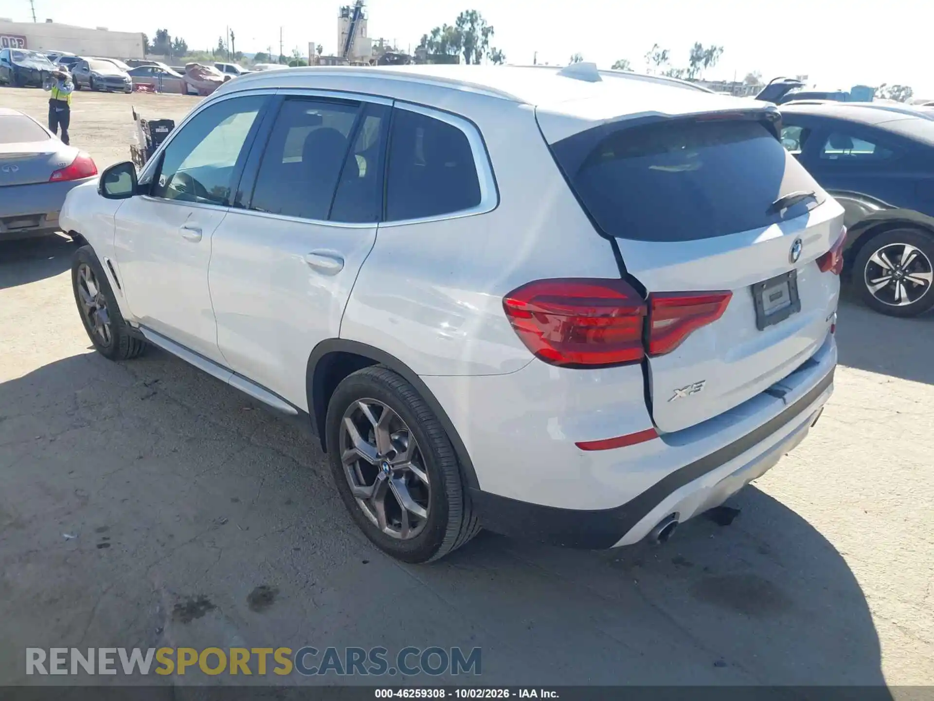 3 Photograph of a damaged car 5UXTY3C07M9F59227 BMW X3 2021